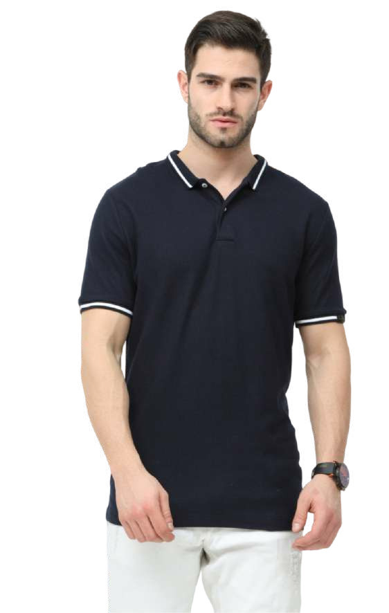 POLO TEE WITH TIPPING