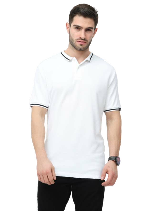 POLO TEE WITH TIPPING